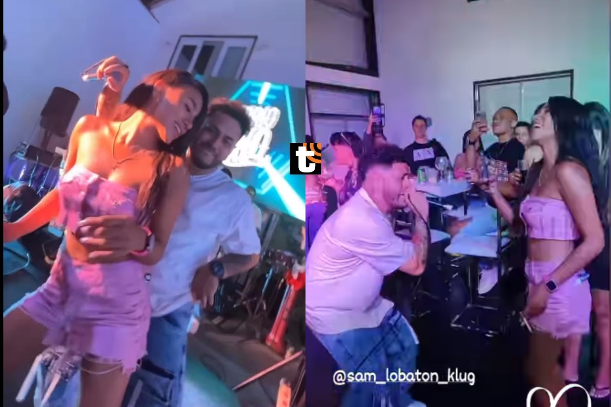 Samahara Lobatón y Bryan Torres más enamorados que nunca en fiestón