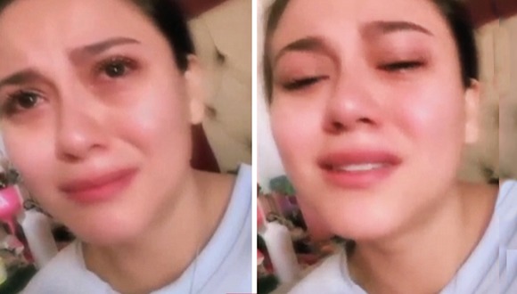 Amy Gutierrez llora en redes sociales