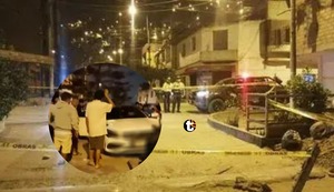 ¡Terror en Comas! Asesinan a hombre frente a su esposa cuando fue a comprar cerca de su casa