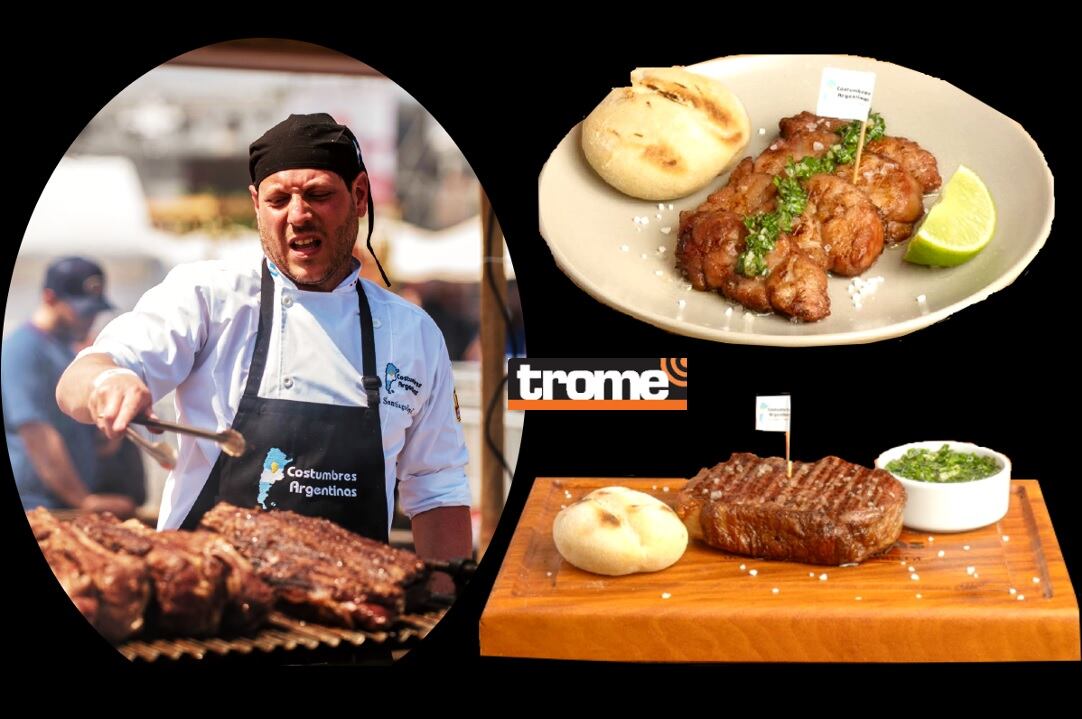 Delicias al fuego están entre lo preferido de los peruanos, como las que presentará Costumbres Argentinas en el festival de Filo. (Entrevista y Foto Compos: Isabel Medina / Trome).