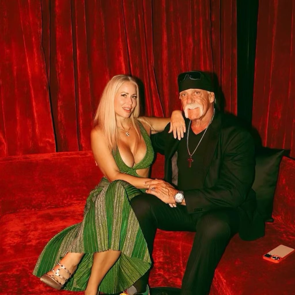 Sky y Hulk Hogan en una instantánea que ella compartió a través de sus redes sociales (Foto: Sky Daily Hogan / Facebook)