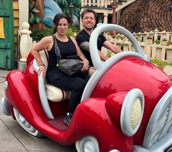 Julián Zucchi y su mamá