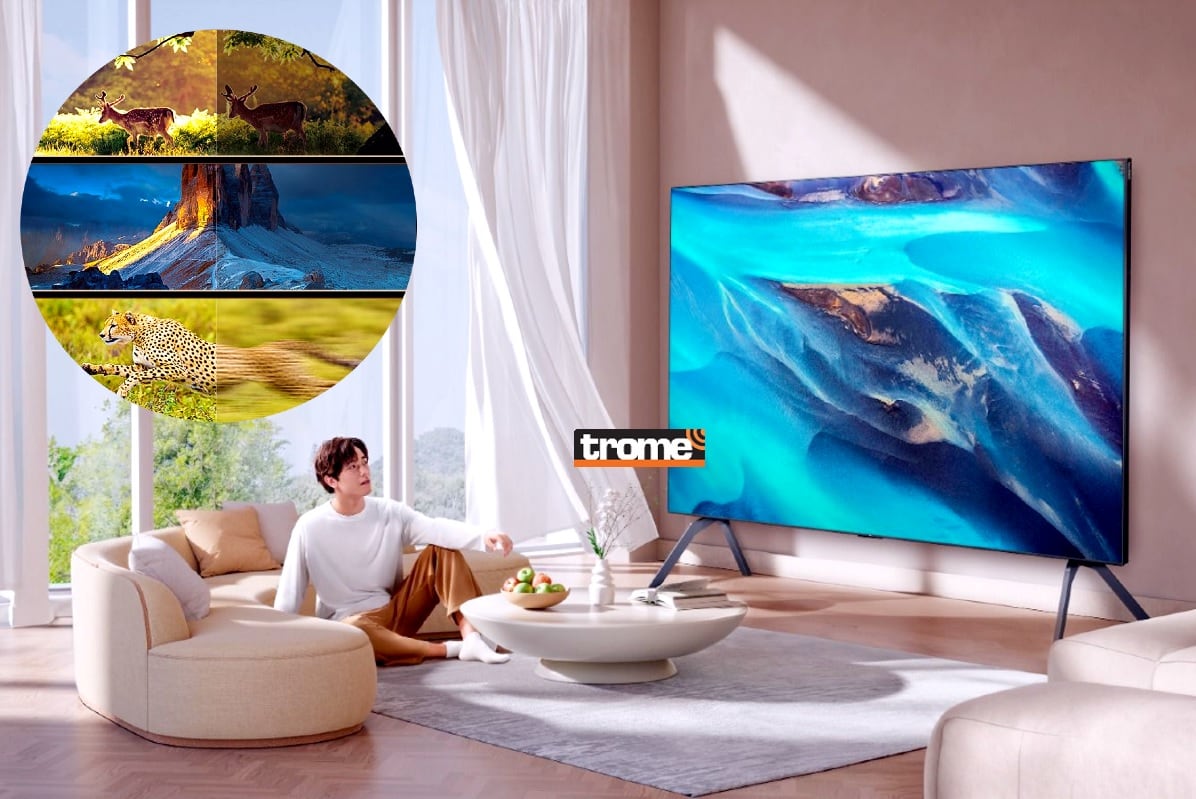 Llegó el ‘televisor más grande del mundo’. (Foto composición: Isabel Medina/TCL /Trome).