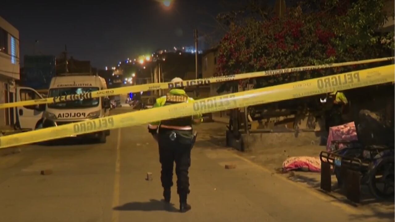 Asesinan a ciudadano venezolano en Chorrillos. Fotos: Cesar Grados/@photo.gec