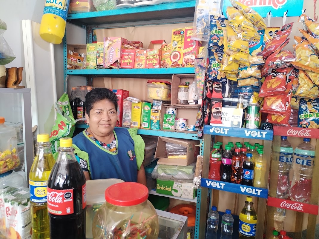 Con determinación, pasión y espíritu emprendedor, María Elena Valiente Panta saca adelante su bodega 'Virgen de Guadalupe.
