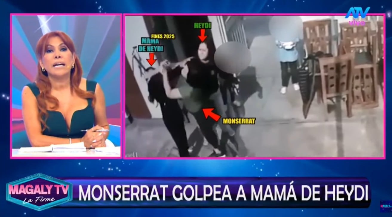 Monserrat habría agredido a la madre de la pareja de Melcochita.