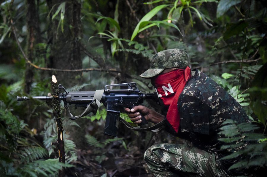 Guerrilla ELN opera en la frontera. (Foto de Raúl ARBOLEDA / AFP)