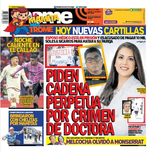 Portada Trome