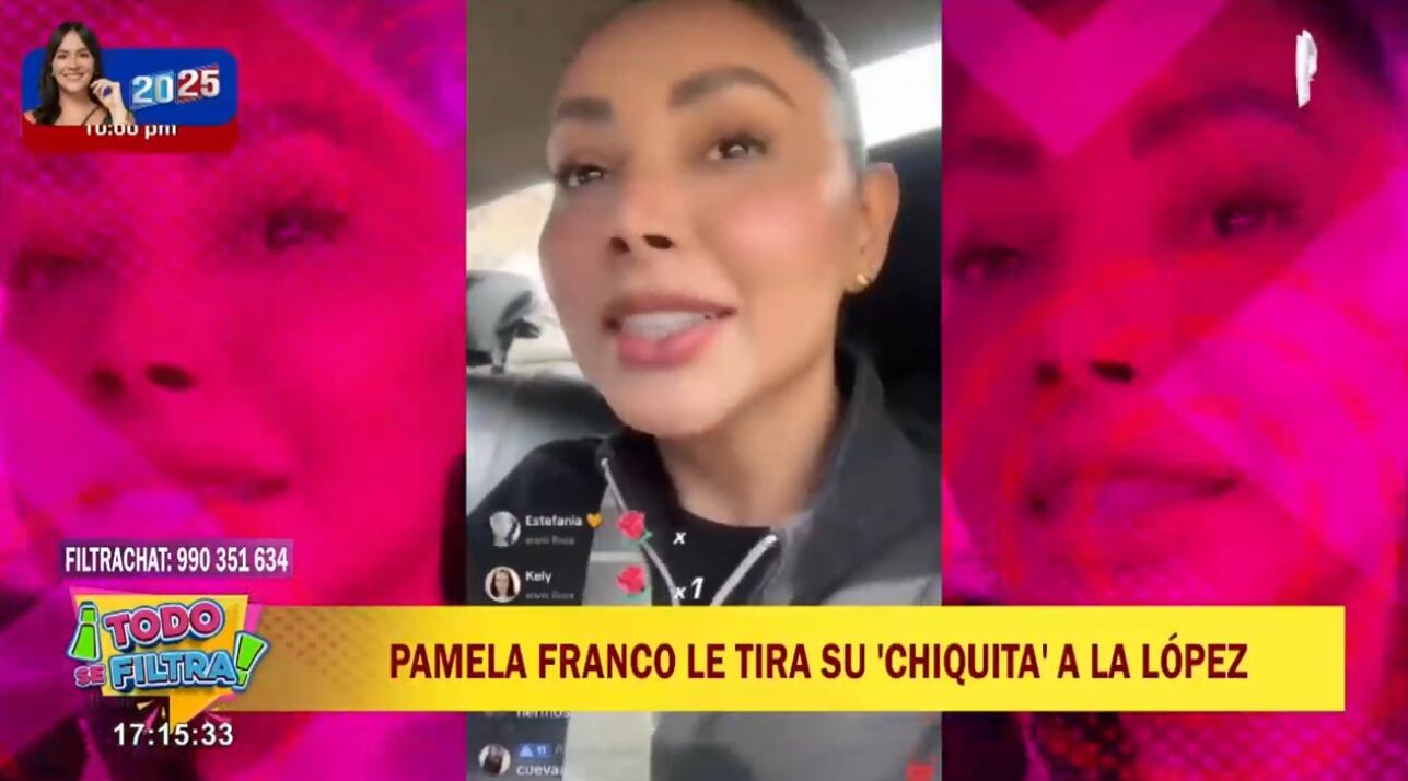 Pamela Franco responde a Pamela López luego de que fuera tildad de 'mujerzuela'.