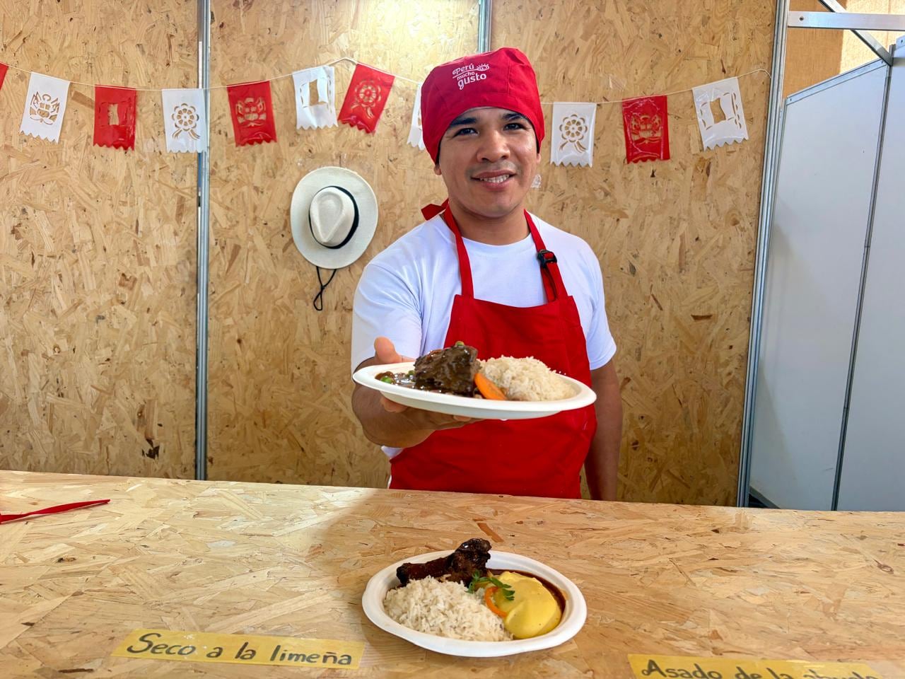 Seti trajo la cocina casera a la gran feria. Foto: Katty Gines.