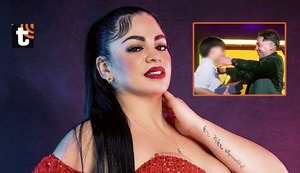 Leslie aclara polémico comentario que lanzó su hijo a Luisito Sánchez: “Se puso nervioso, él no se ha molestado”