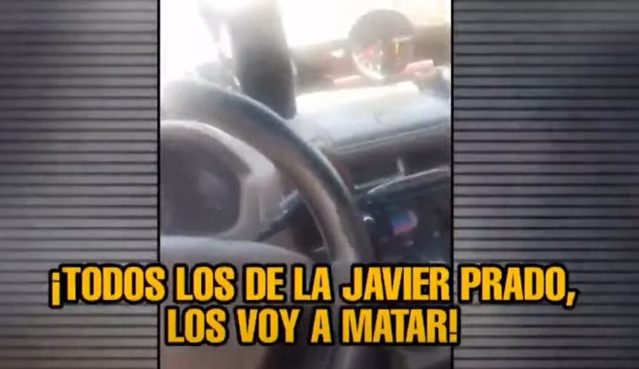 Sospechoso enviaba videos a colectiveros de la avenida Javier Prado. (Ocurre Ahora)