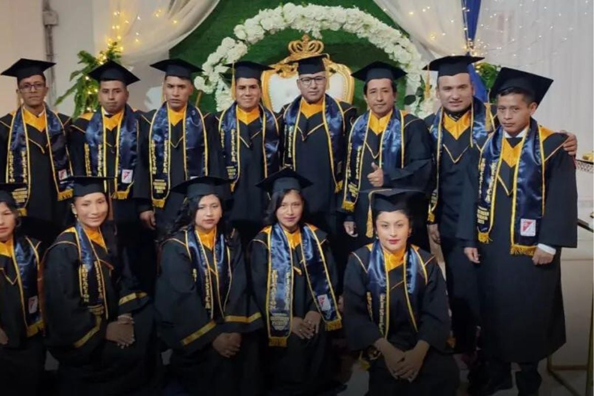 Pacheco brindó las palabras a nombre de toda su pormición durante graduación (Foto: @hytimes)