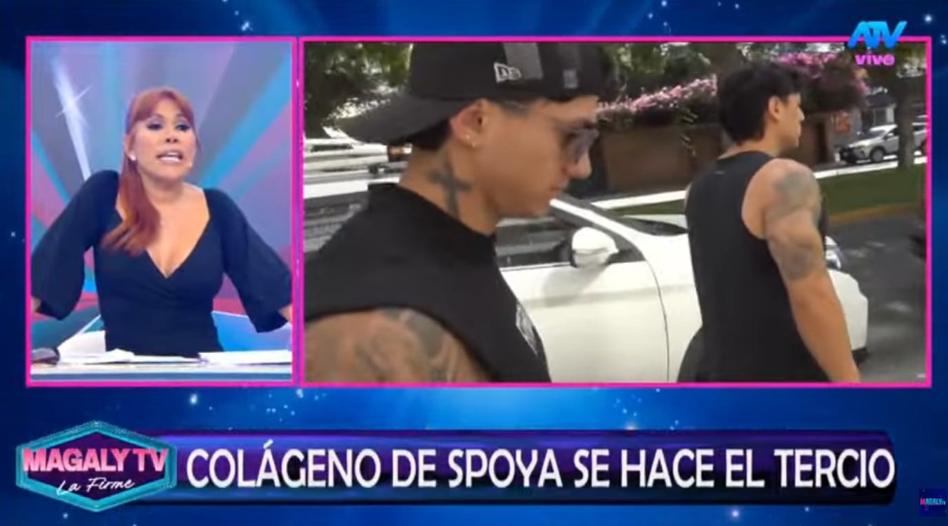 'Amigo' de Laura fue abordado por las cámaras de Magaly Medina.