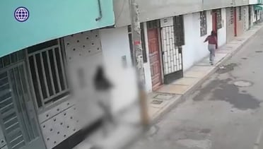 Ayleina Purí Alva caminando herida