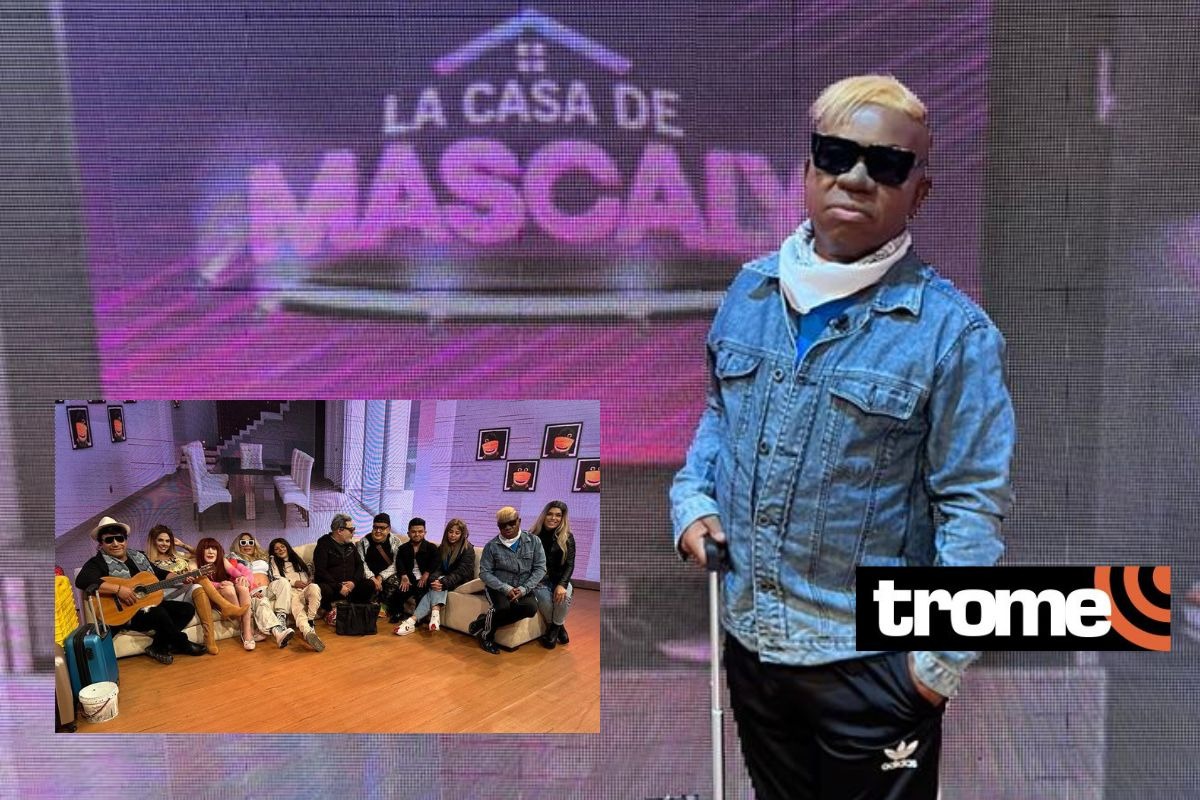 Cómico Martín Farfán caracteriza a 'Carlos Macho' en parodia 'La casa de Mascaly'.
