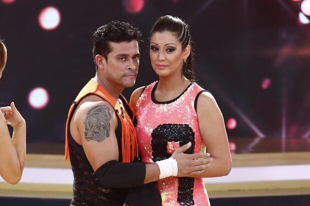 Karla Tarazona y Christian Domínguez