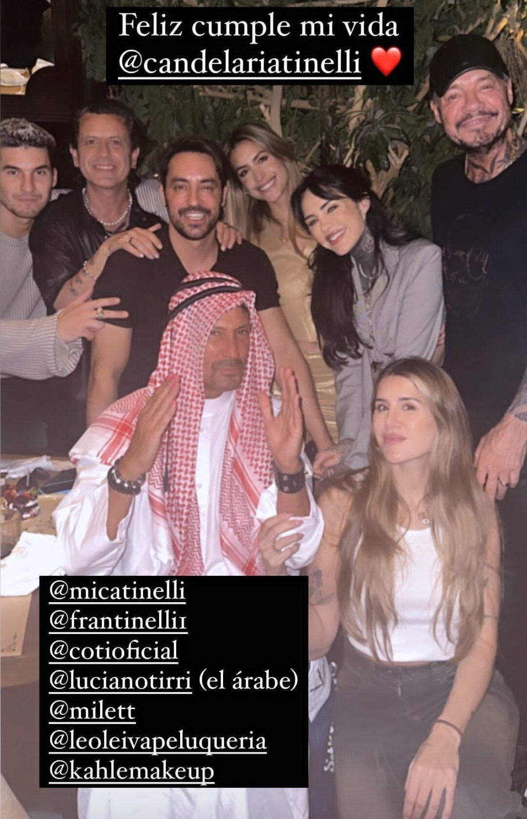 Marcelo Tinelli presentó a Milett Figueroa a su familia