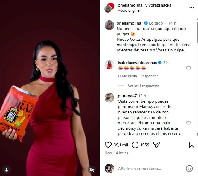 Onelia Molina decidió reinventarse tras infidelidad de Mario.