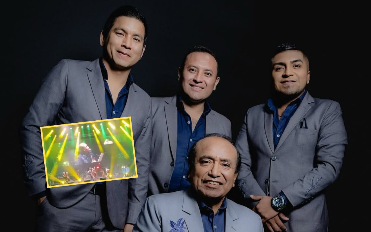 Según América TV, las balas llegaron desde atrás del escenario donde cantaba Agua Marina