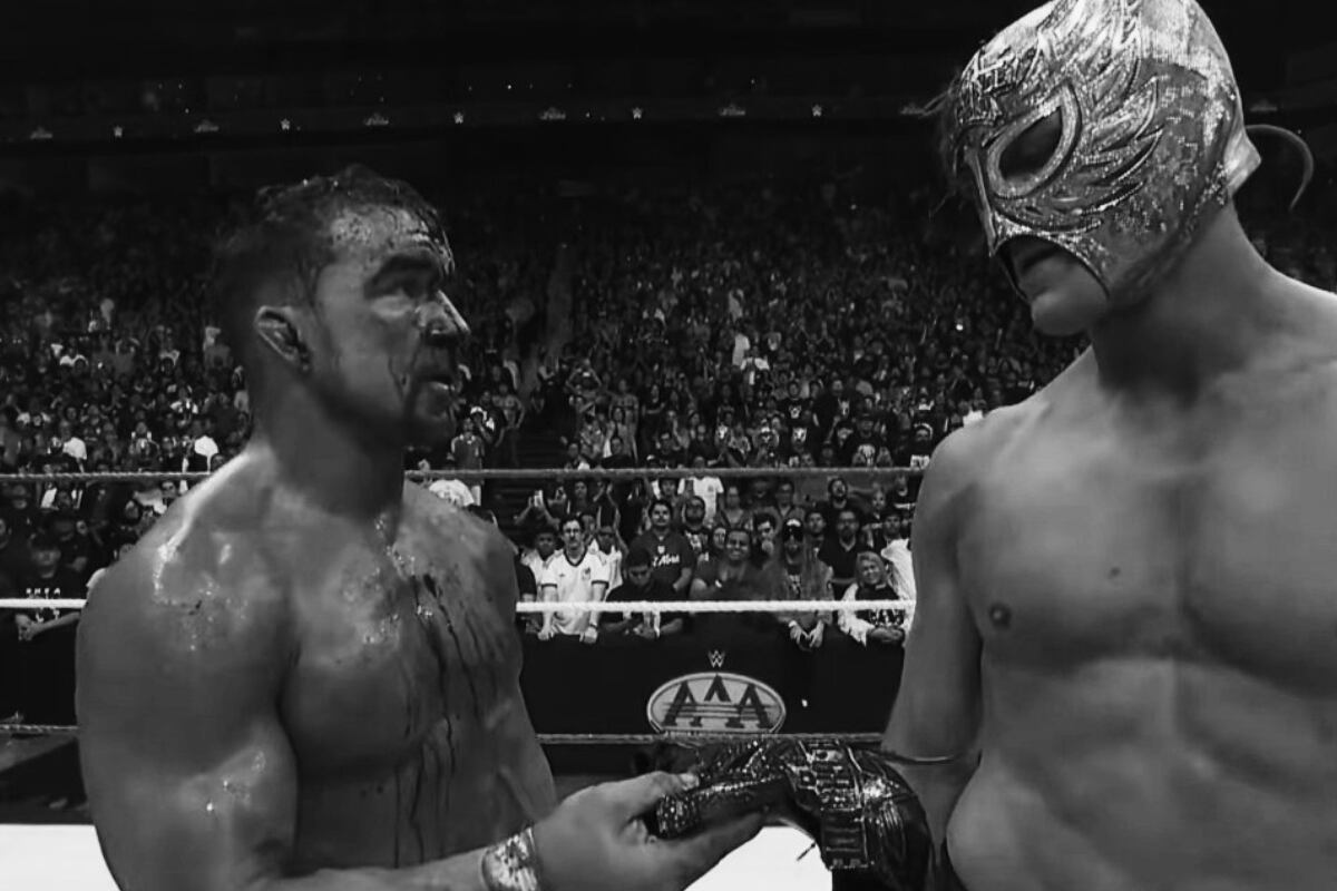 Chad Gable reconoció la victoria del Grande Americano . (Somos FOX)