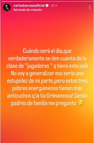 'Tomate' Barraza lanza dura crítica contra Carlos Zambrano, Sergio Peña y Miguel Trauco tras grave denuncia por abuso sexual.