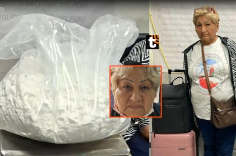 ¡Cayó la ‘abuelita tiktokera’! Intentó viajar a París con 8 kilos de droga, pero fue detenida