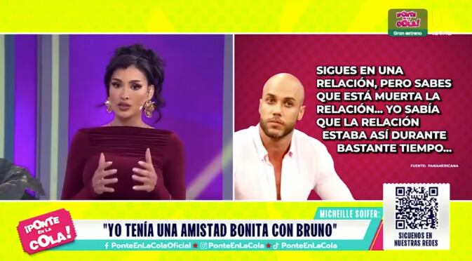 Michelle Soifer lamenta declaraciones de Bruno Agostini en EVDLV.