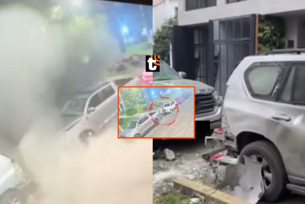 Detonaron explosivo frente a edificio residencial en la urbanización El Golf, en Trujillo.