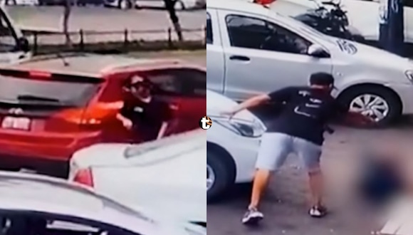 TROME | Sicario acribilla a hombre con 10 disparos cuando bajaba de su auto en SMP. Video: ATV