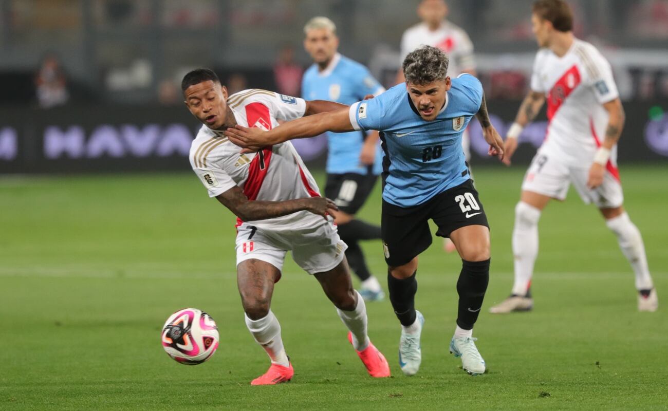 Perú vs. Uruguay por Eliminatorias 2026. (Foto: Jesus Saucedo / @photo.gec)