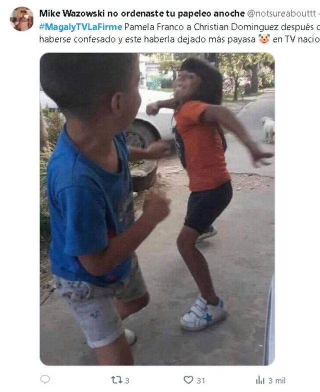 No pararás de reir con los memes de las declaraciones de Pamela López sobre lo que le contó Christian Domínguez en MagalyTv. (Twitter)