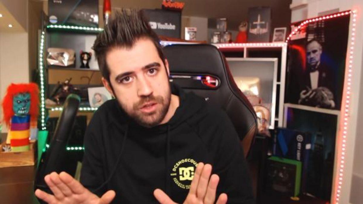 El streamer mostró su incomodidad debido a los comentarios de Piqué en su transmisión en Twitch (Foto: Twitch)