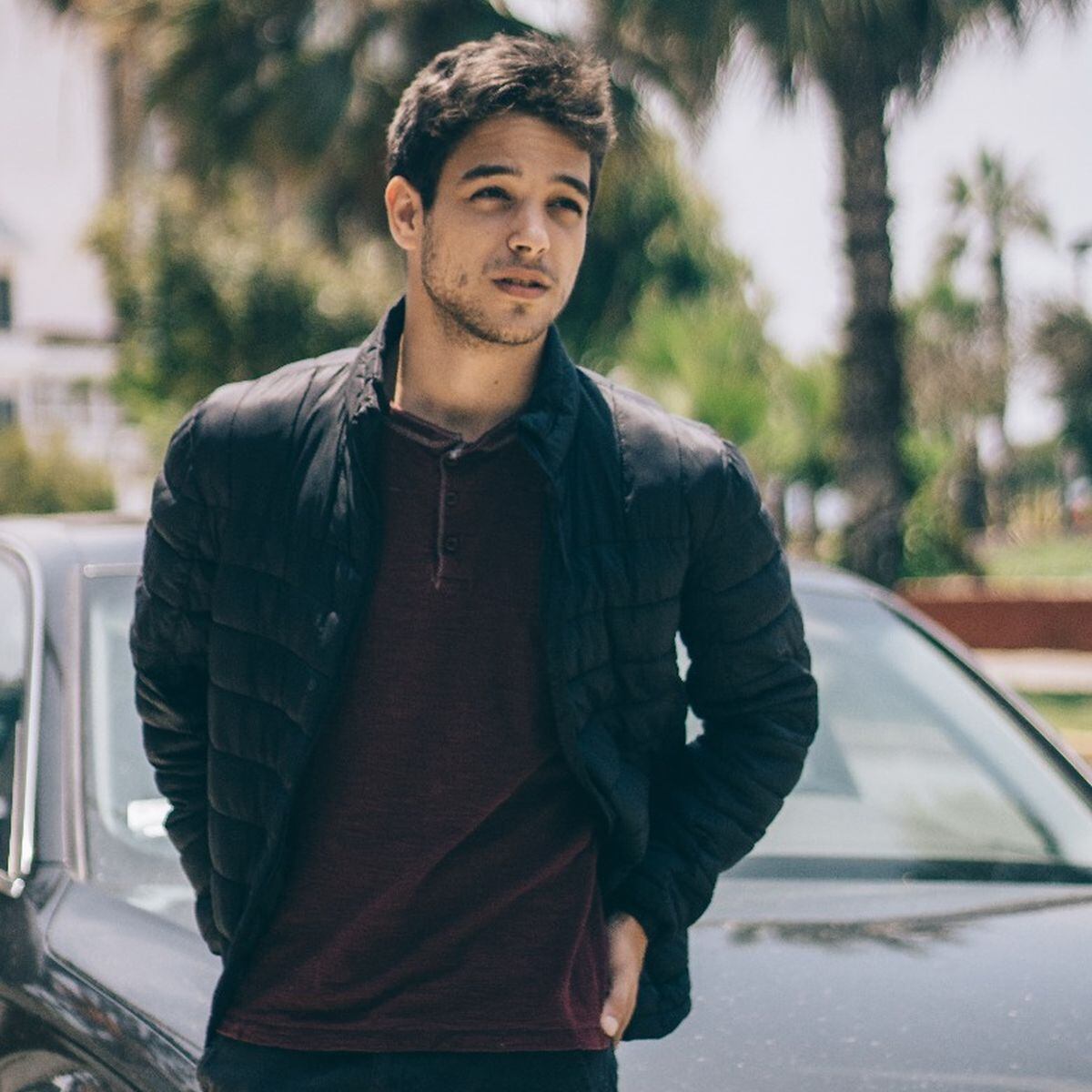 Franco Pennano posa para la cámara en una calle de Lima (Foto: Franco Pennano/Instagram)