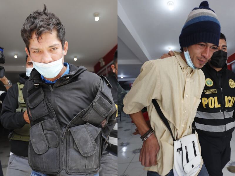 Venezolano Jhonatan Raúl Martínez Rodrigues (26), quien encañonó a las dos mujeres, y el ecuatoriano Eddy Antonio Moreno Mendieta (25).