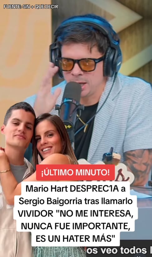 Mario Hart multiplica por cero comentario en su contra escrito por hermano de Alejandra Baigorria.