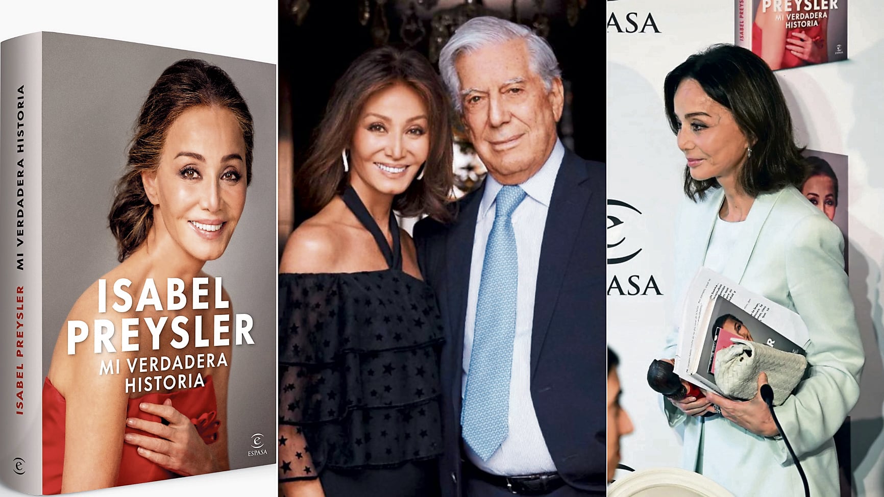 Isabel Preysler incluyó en su libro a cartas manuscritas de amor que le envió Mario Vargas Llosa.