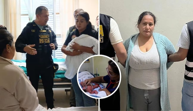 Ordenan prisión preventiva para mujer que secuestró a un recién nacido en hospital de Ica