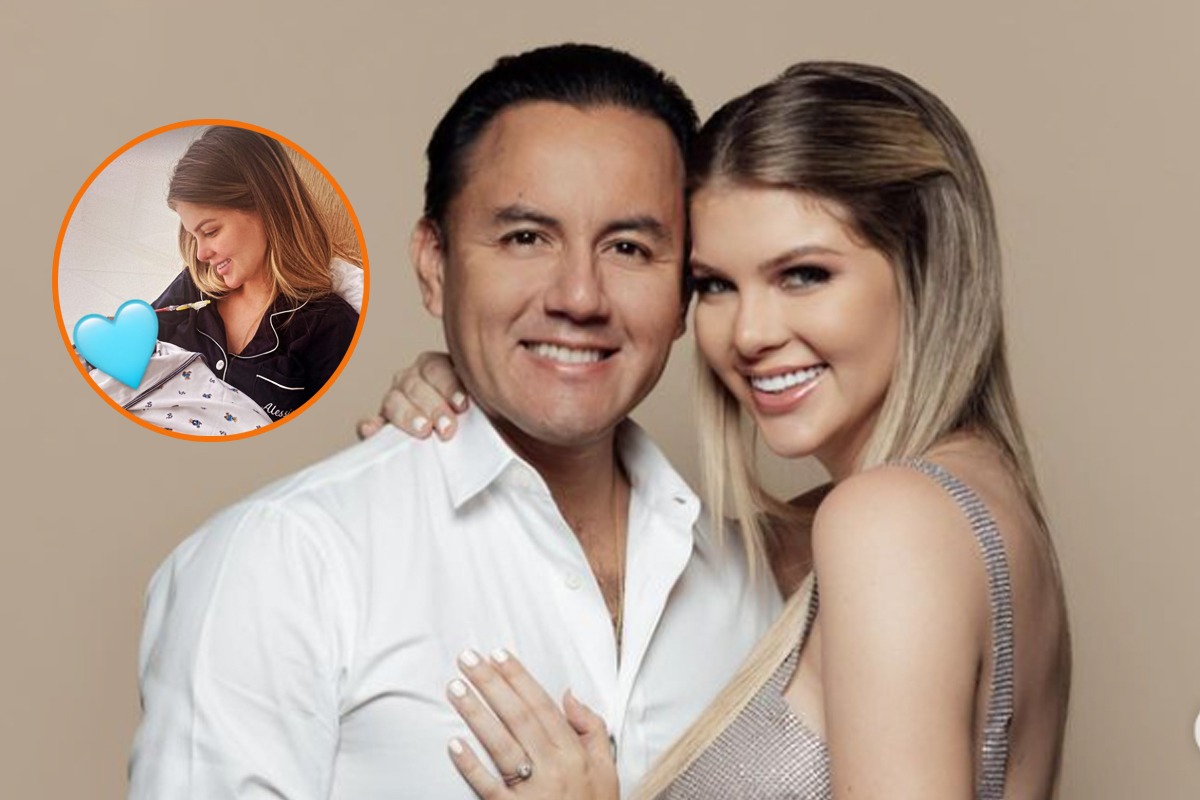 Brunella Horna y Richard Acuña se convirtieron en padres del pequeño Alessio.