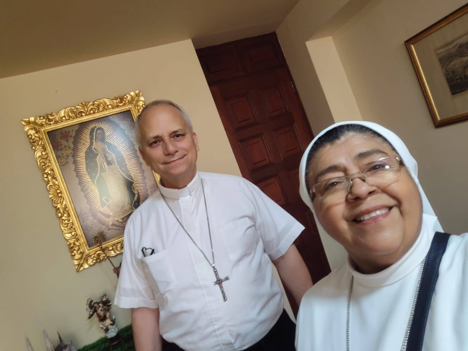 Sor Margarita, a quien el papa León XIV llama ‘Madre selfi’. Es amiga de Robert Prevost y le compuso una canción antes de que fuera llamado al Vaticano.