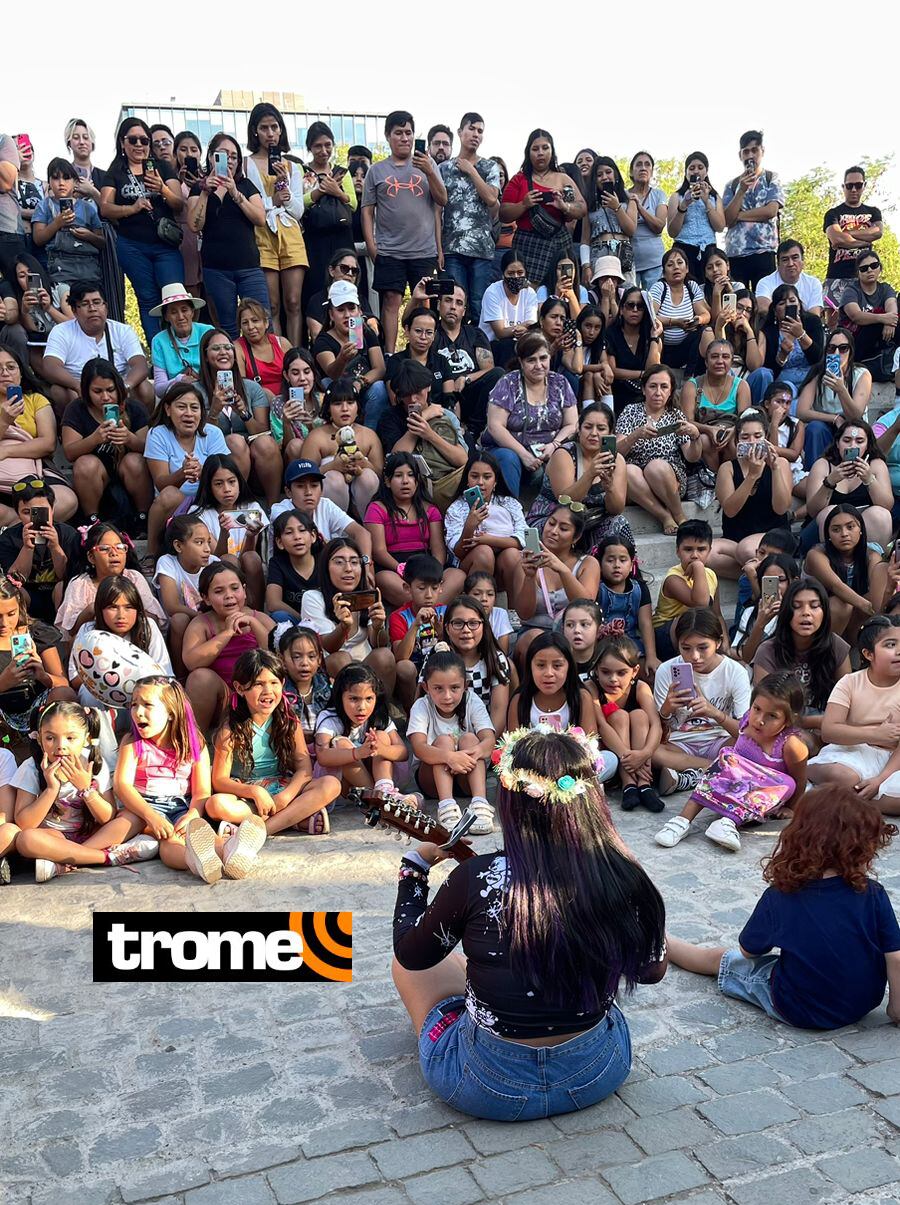 Milena Warthon llegó a Chile para participar en el Festival de Viña del Mar.