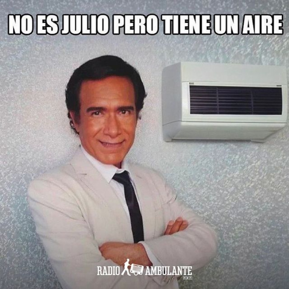 El mes de julio llegó con divertidos memes al lado del cantante español Julio Iglesias. Foto: Twitter.