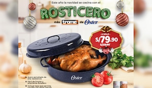 Rosticero Oster llega a Trome: el aliado perfecto para preparar tu cena navideña como un trome