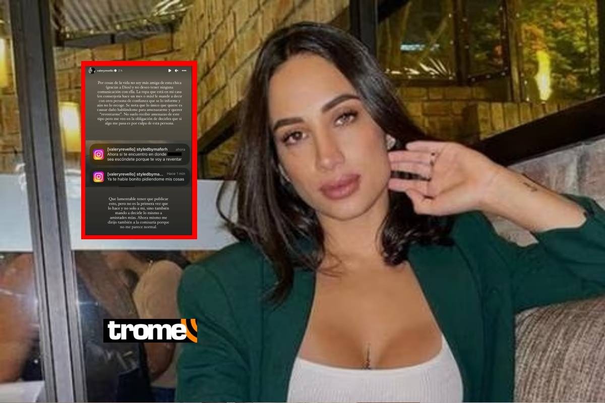 Valery Revello revela que tiene miedo por las amenazas que recibió. Foto: Difusión