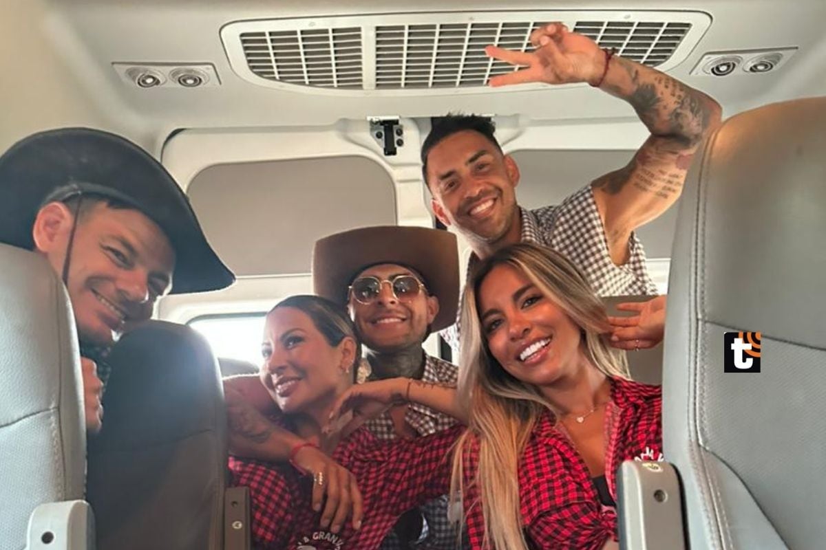 Pamela López, Mark Vito, Diego Chávarri, Gabriela y Paul Michael.