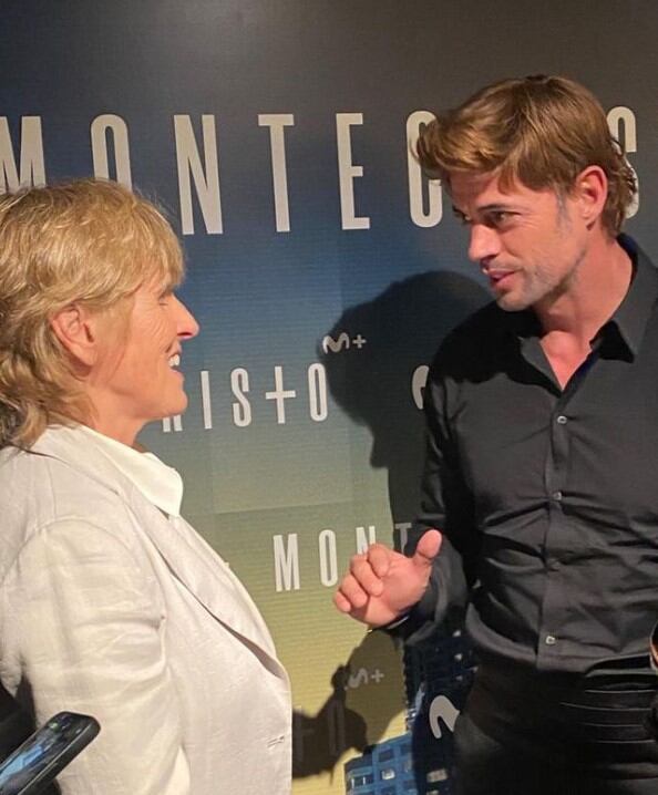 Mercedes Milá en su entrevista con William Levy (Foto: Mercedes Milá)
