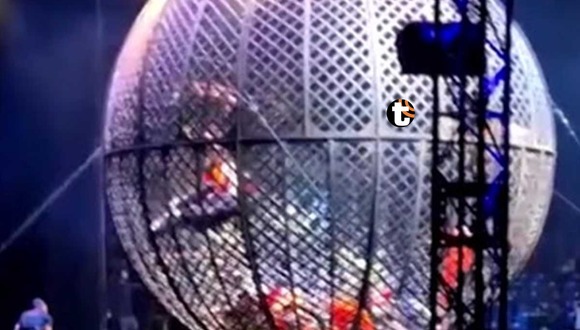 Accidente en circo que se ubica en San Miguel