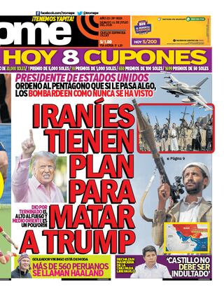 IRANÍES TIENEN PLAN PARA MATAR A TRUMP