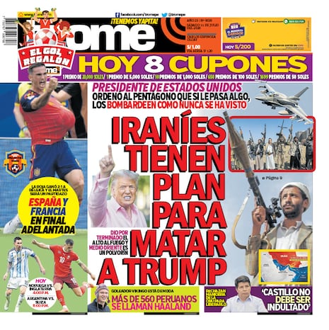 IRANÍES TIENEN PLAN PARA MATAR A TRUMP