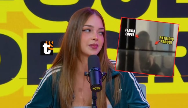 TROME - Modelo niega beso con Patricio Parodi.